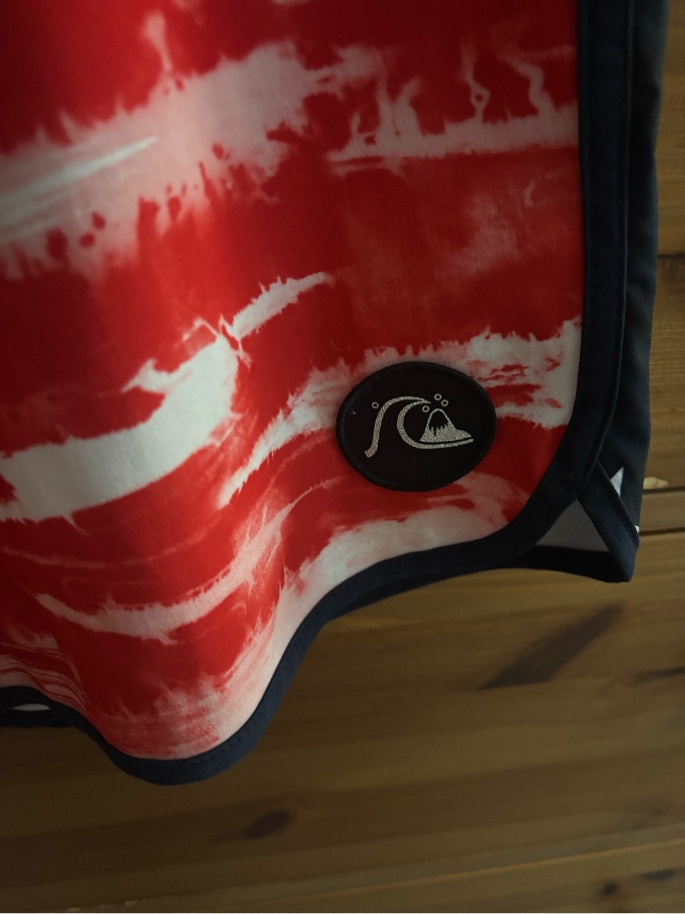 Quiksilver Men’s Red, Navy & White Star-Spangled Boardshorts - Picture 2 of 6